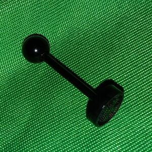 New Black Tongue Ring